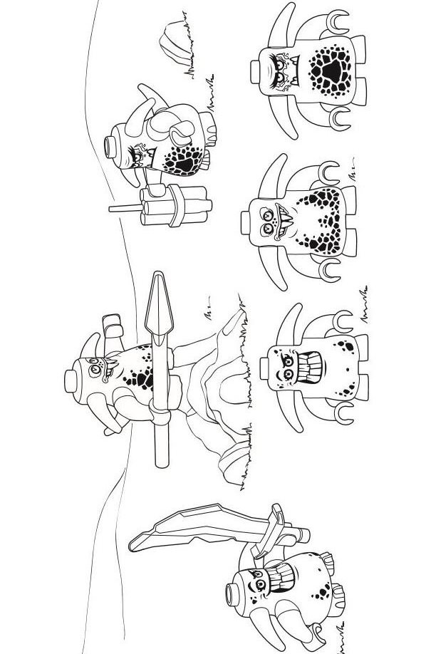 Print lego nexo knights 13 kleurplaat